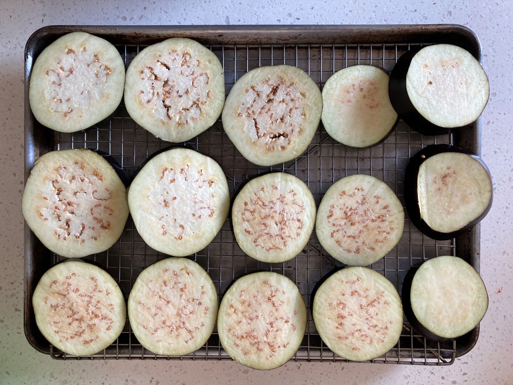Eggplant leaching